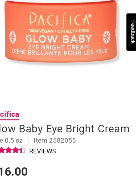 Nwt Pacifica Glow Baby eye bright cream 100% vegan-cruelty-free🐰 - Picture 4 of 15